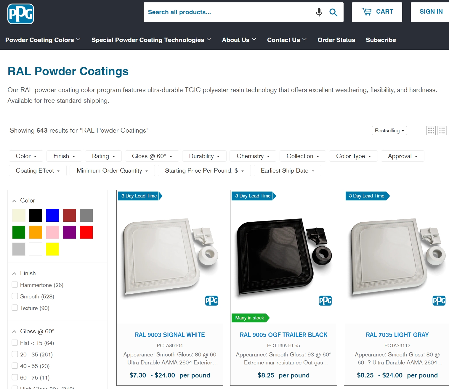 PPG Powder Coatings